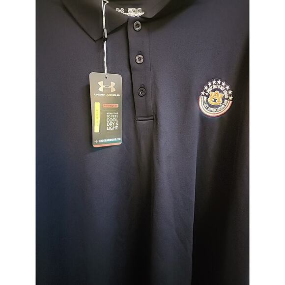 Auburn Tigers Under Armour Military Appreciation Day Polo 2xl Heatgear Nwt Cr2 - Picture 1 of 6